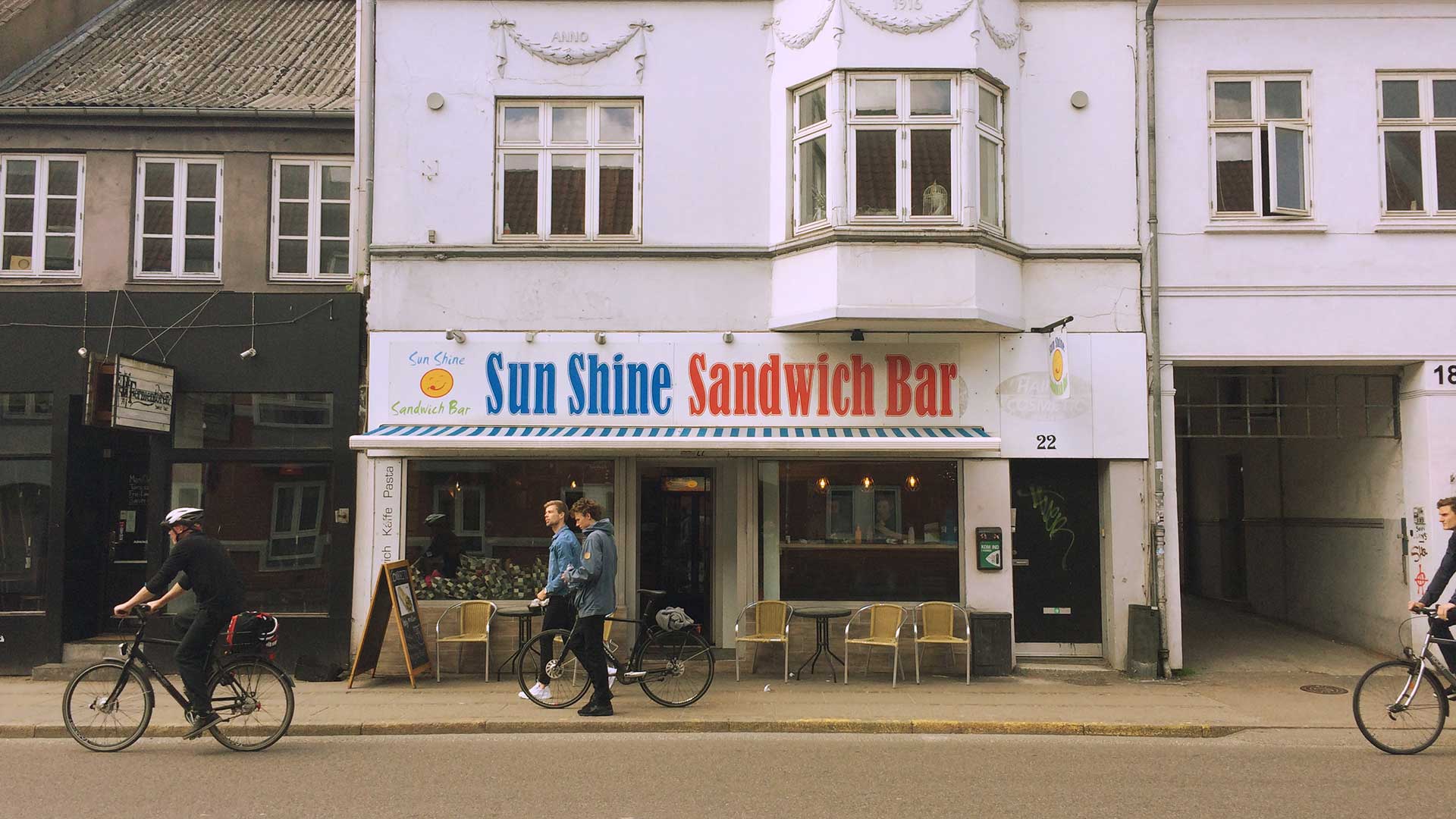 A picture of the exterior of Sunshine Sandwich bar
